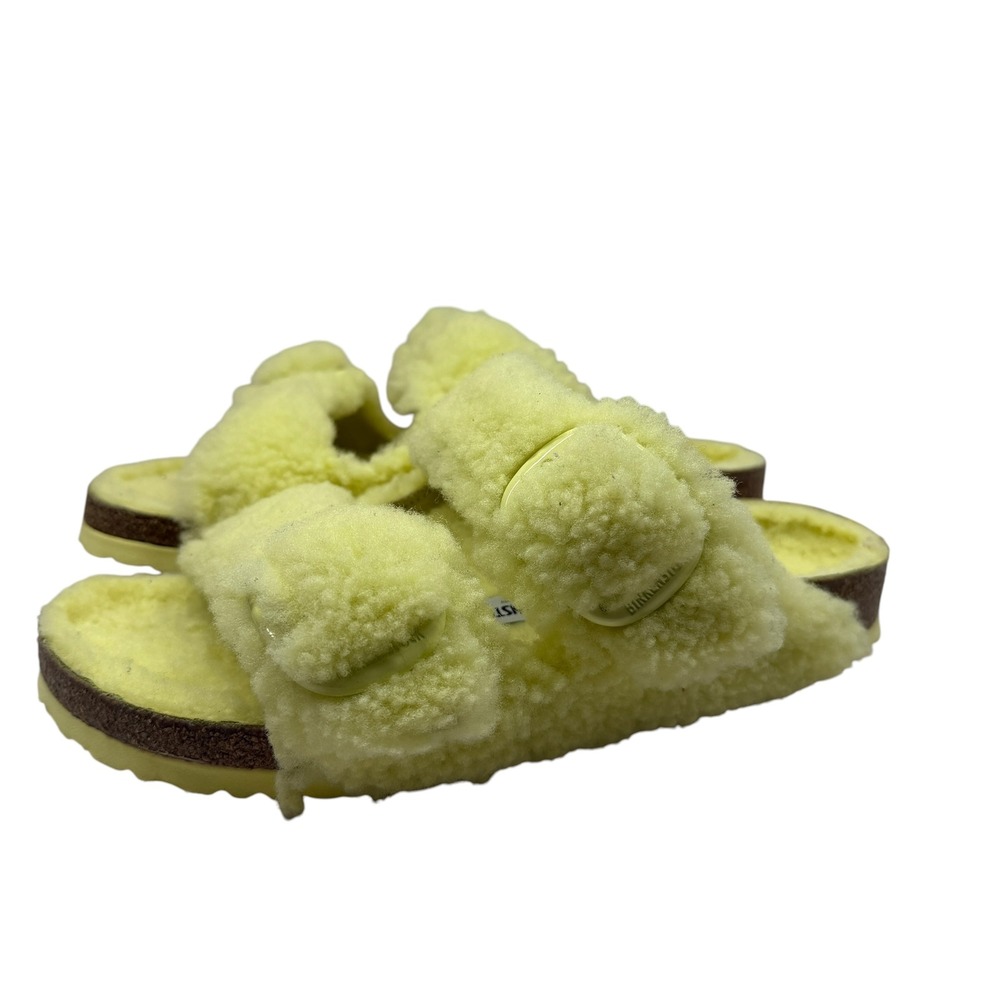 Birkenstock Arizona Big Buckle Shearling Teddy Size 40 Teddy Popcorn Sandals